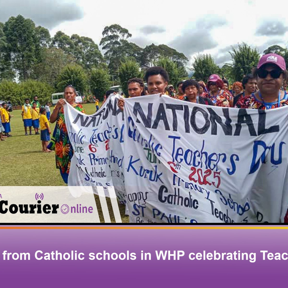 Catholic teachers in Western Highlands celebrate dedication and faith
